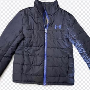 Navy Blue Puffer Jackets - Boys size 5